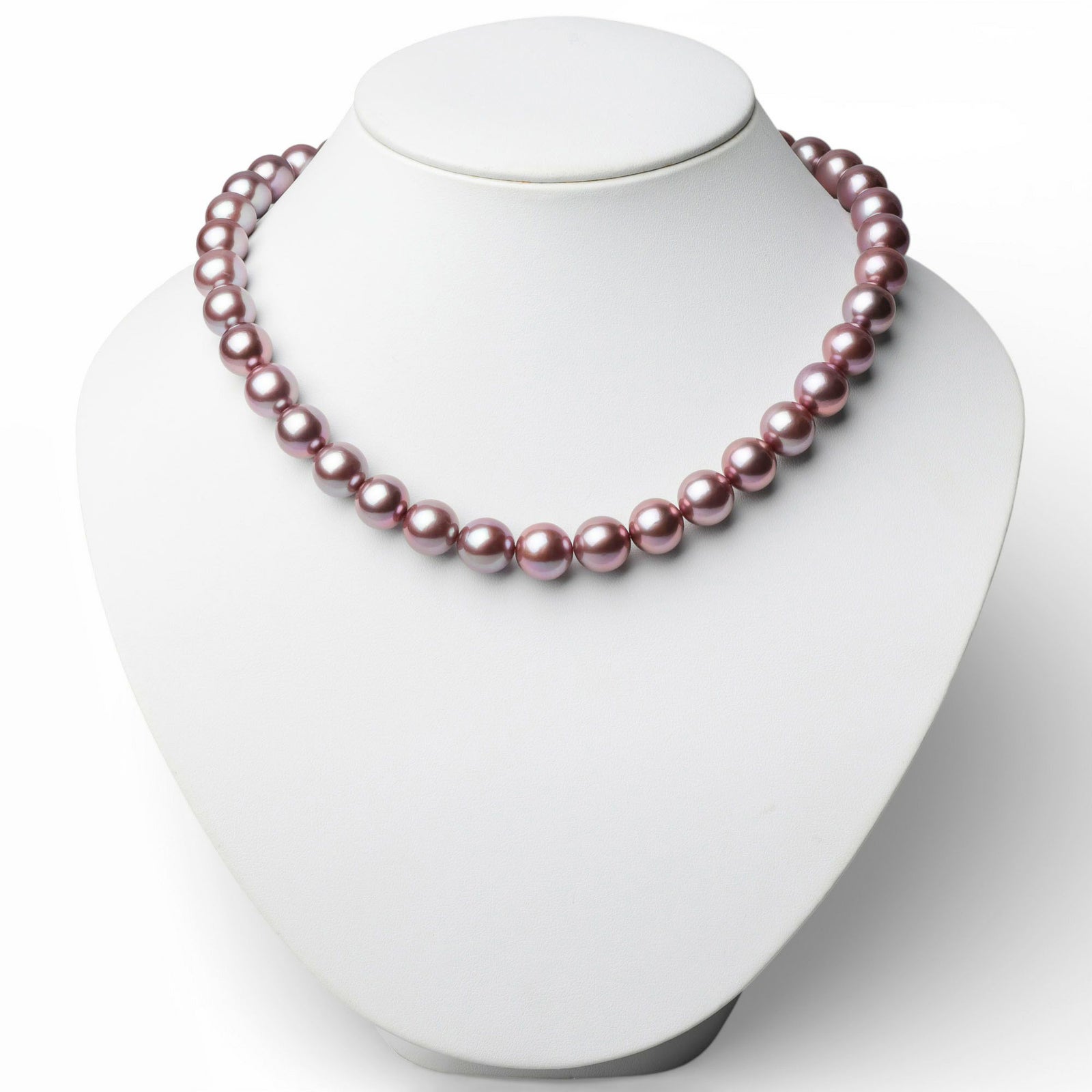 淡水真珠 ネックレス　11.0-12.0mm キングフィッシャー鑑別 -Mauvette-