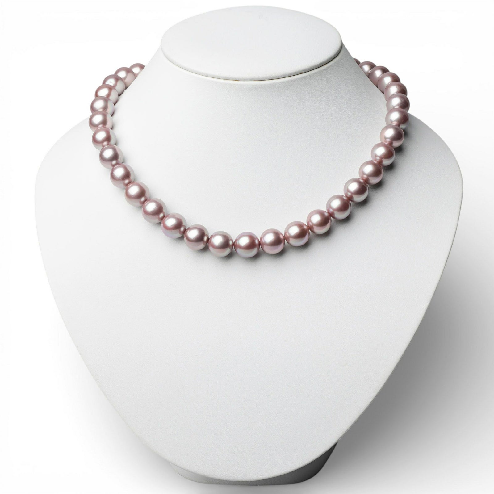 淡水真珠 ネックレス　10.7-11.8mm キングフィッシャー鑑別 -Mauvette-