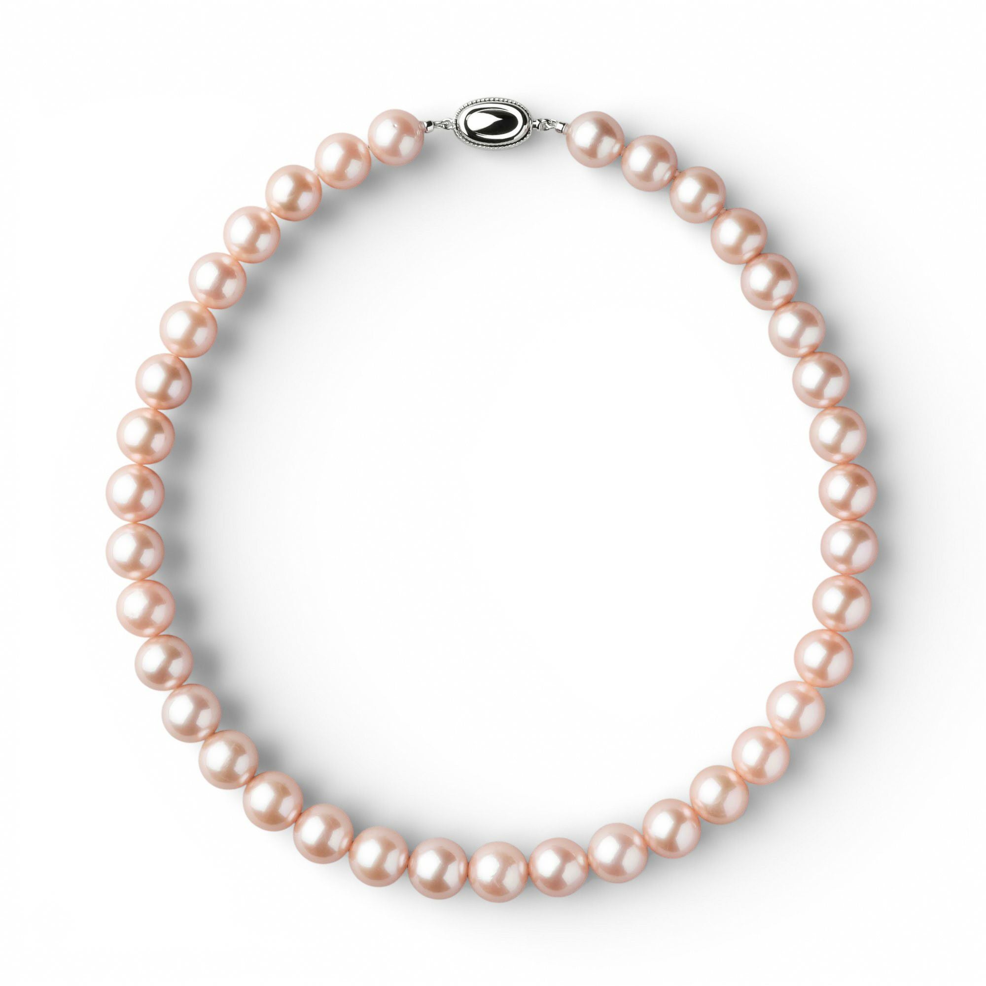 淡水真珠 ネックレス 11.0-12.0mm キングフィッシャー鑑別 -Mauvette