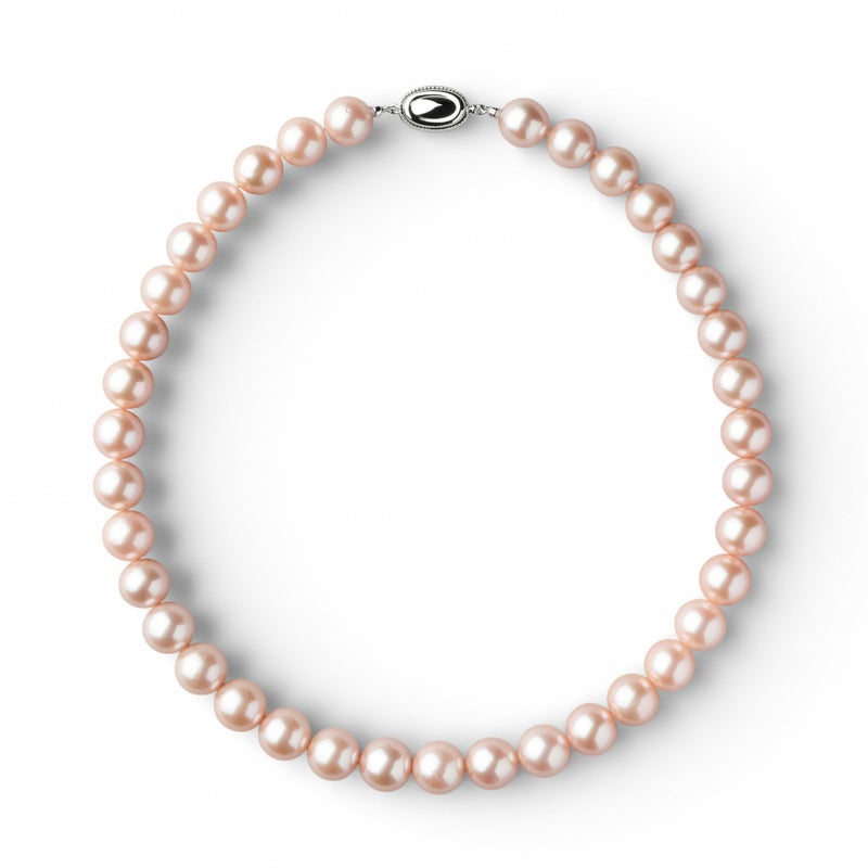 淡水真珠 ネックレス　11.0-12.0mm キングフィッシャー鑑別 -Mauvette-