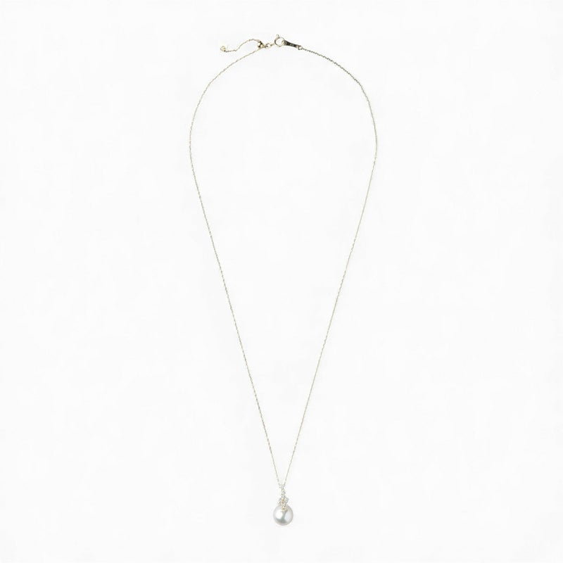 オーロラ花珠真珠 ペンダント　8.5-9.0mm K18YG