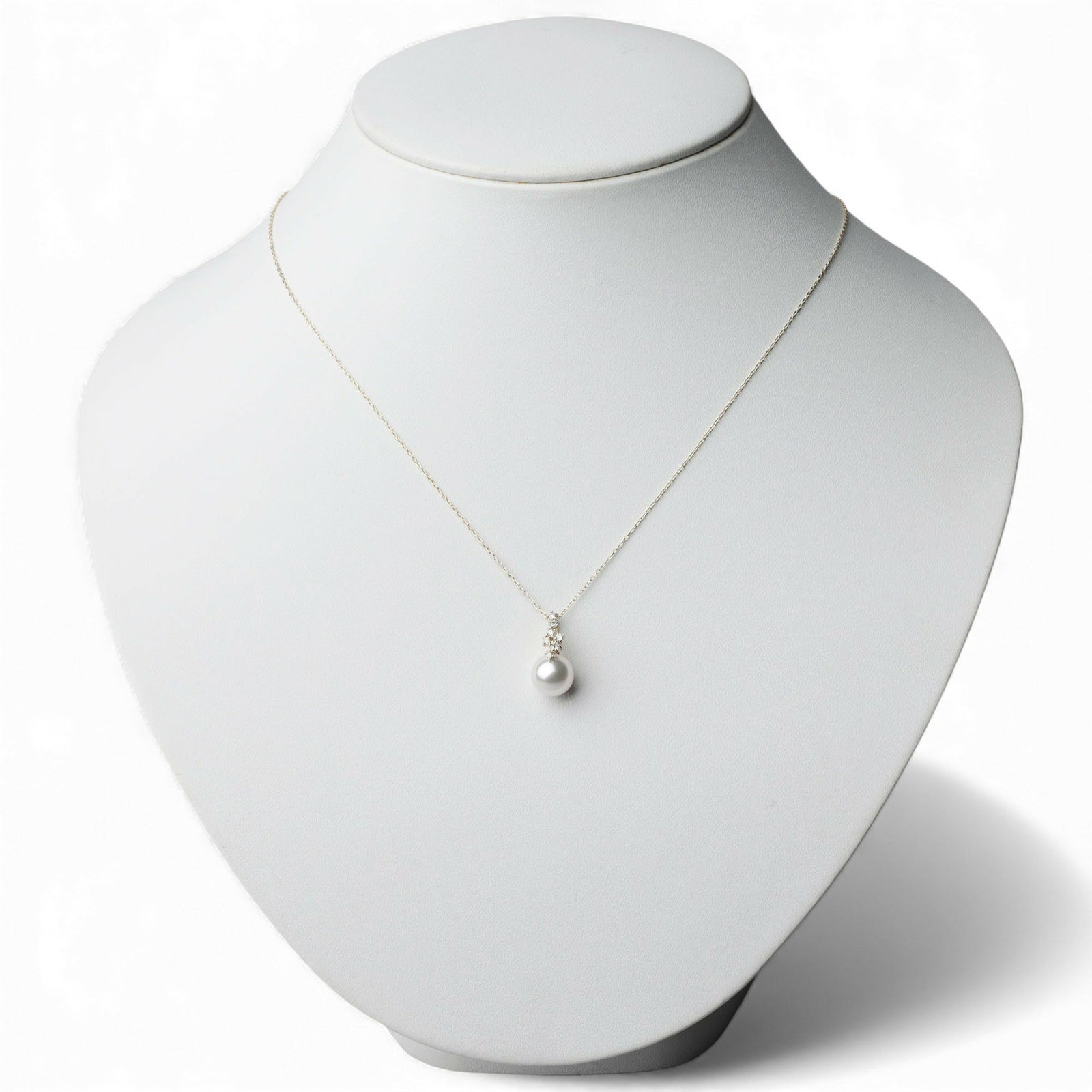 オーロラ花珠真珠 ペンダント　8.5-9.0mm K18YG