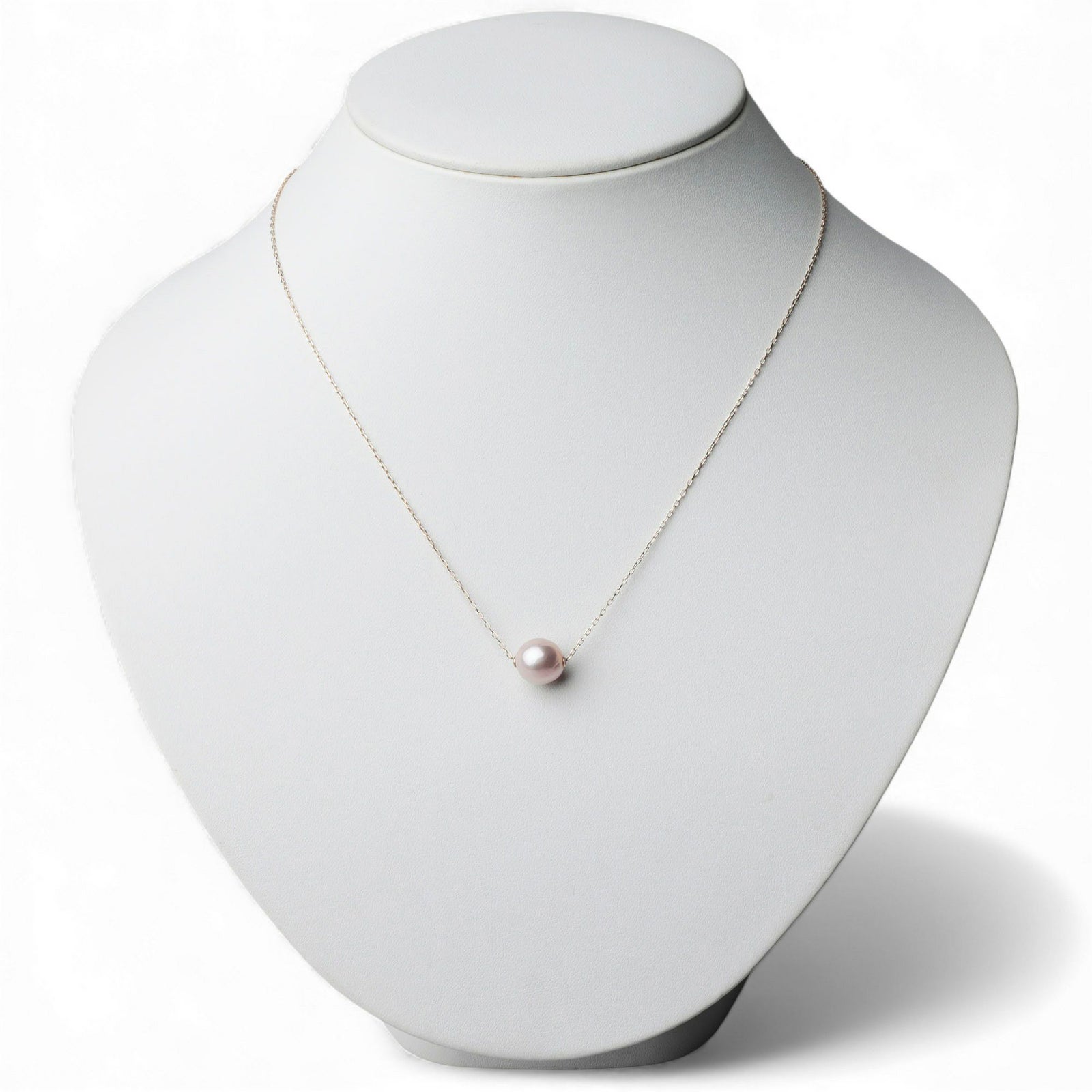 plumberry 淡水真珠 スルーペンダント　9mmUP K18YG