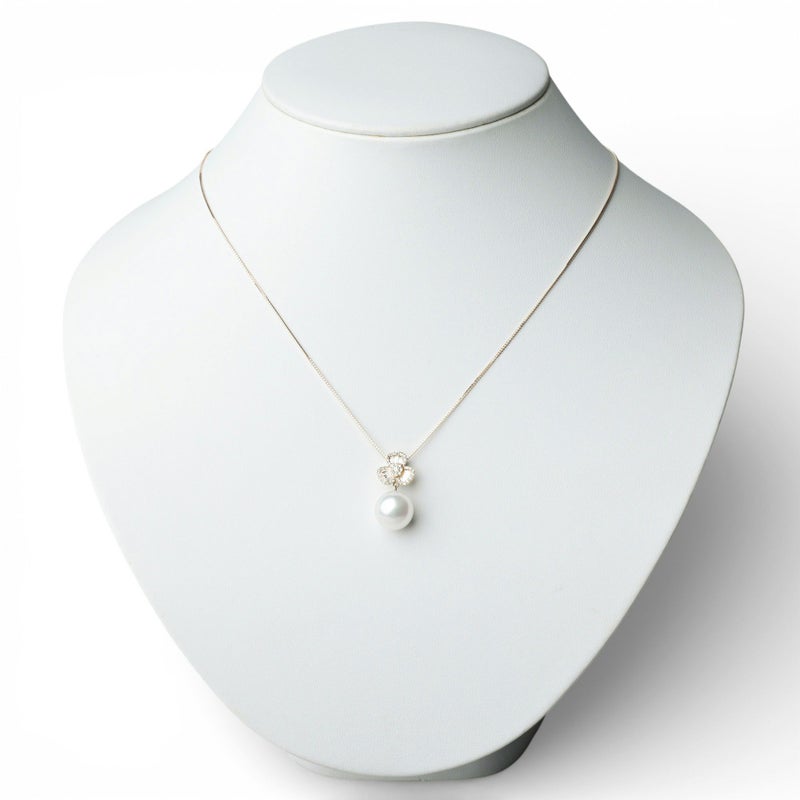 南洋白蝶真珠 ペンダントトップ　11mmUP K18YG オーロラフェニックス鑑別 [WSP]