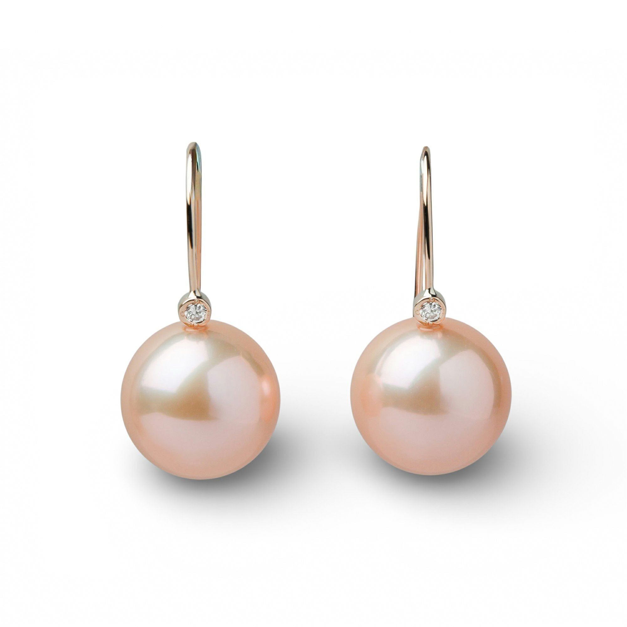 あこや真珠 フックピアス7.5-8.0mm K14WG/K18YG | あこや真珠ピアス