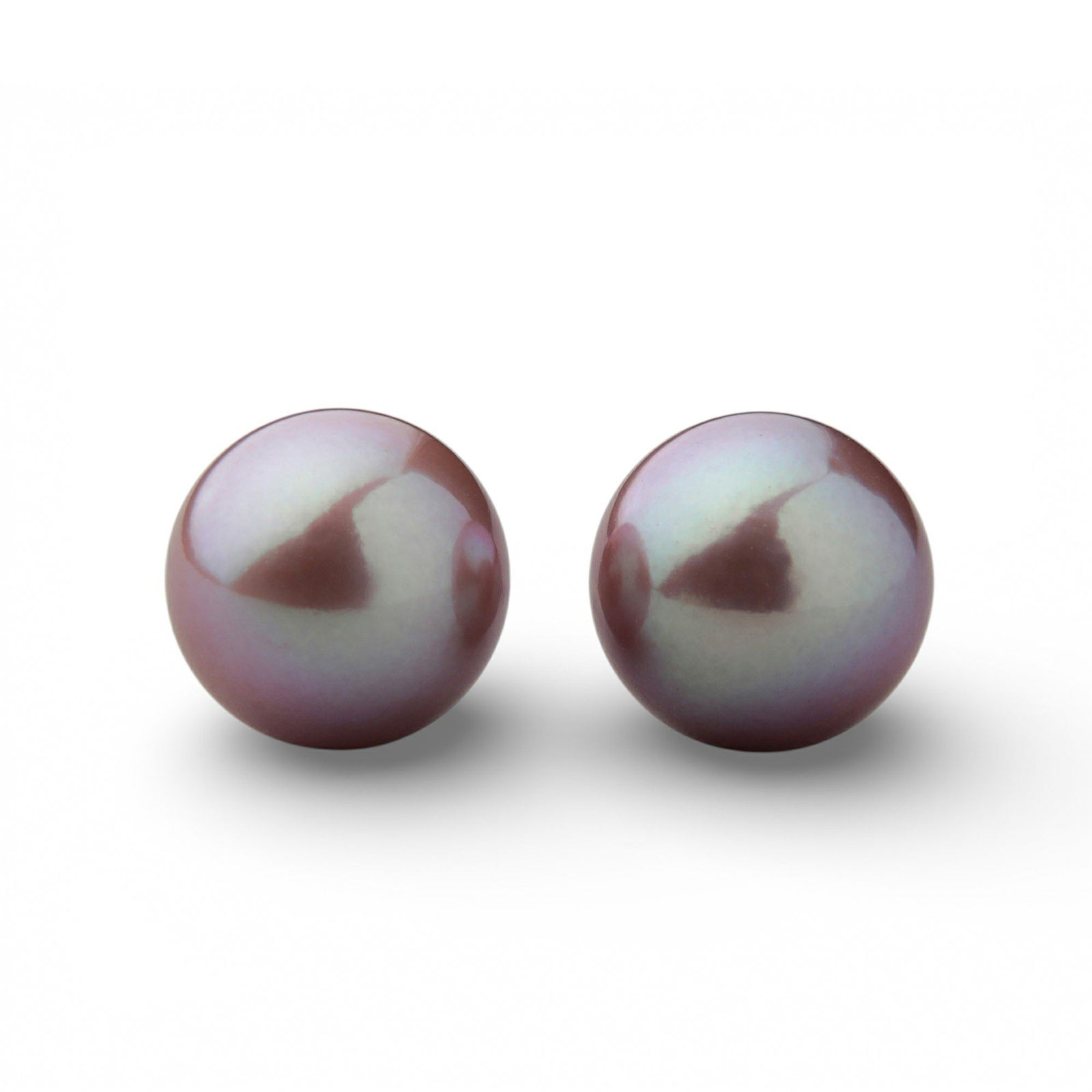 Mauvette 淡水有核真珠 ピアス　11mmUP PT900