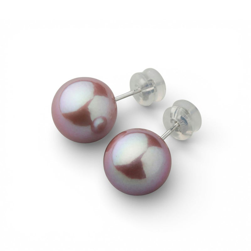 Mauvette 淡水有核真珠 ピアス　11mmUP PT900