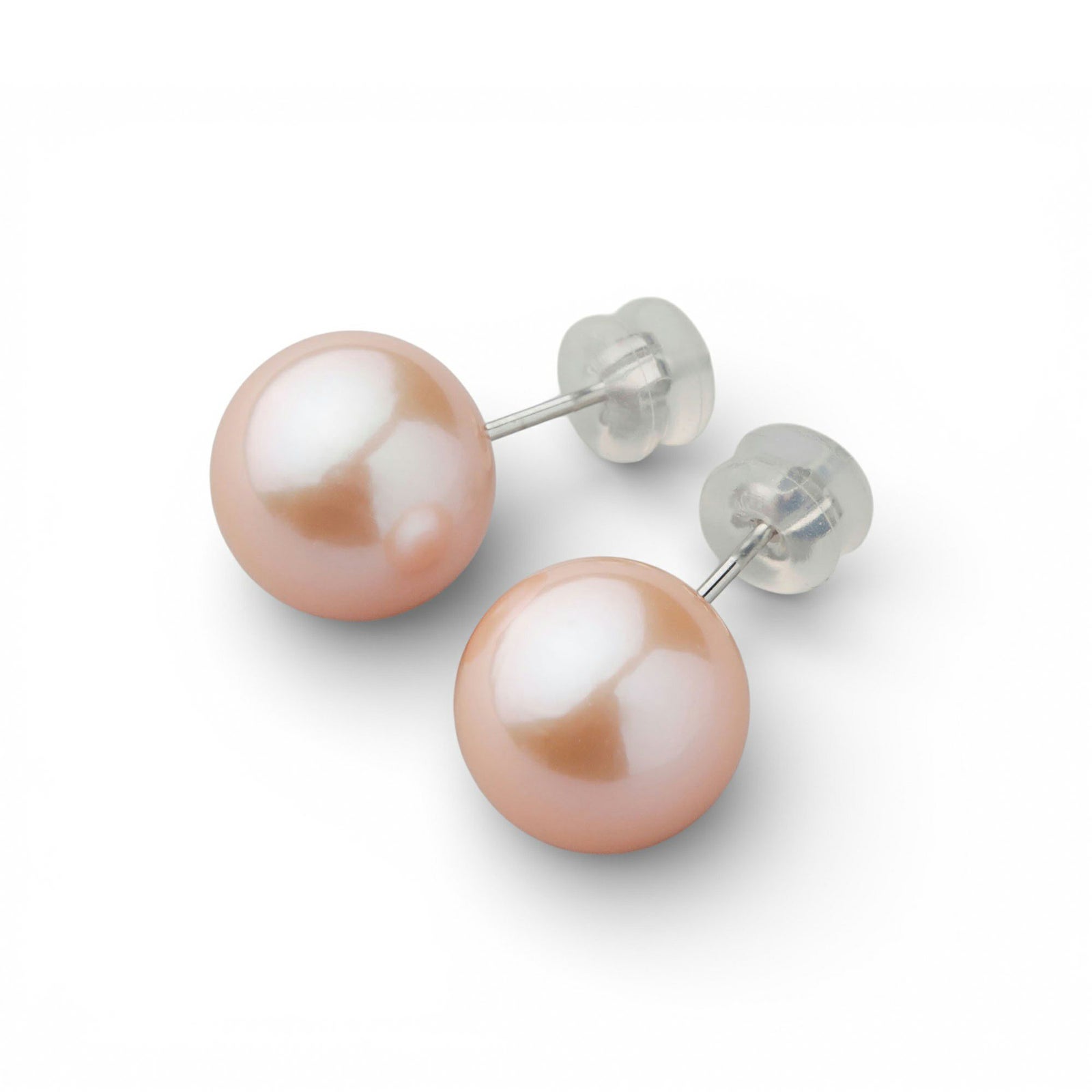 Mauvette 淡水有核真珠 ピアス　11mmUP PT900