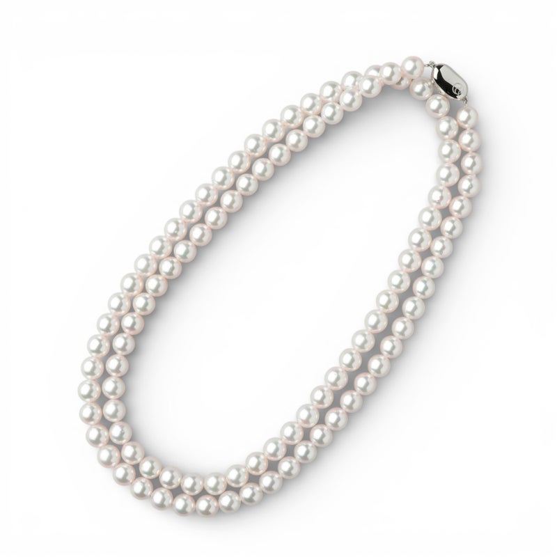 あこや真珠 ロングネックレス　8.0-8.5mm 80cm