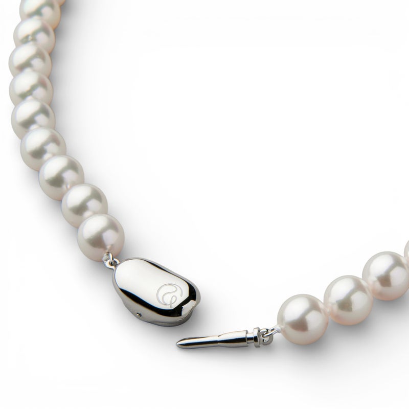 あこや真珠 ロングネックレス　8.0-8.5mm 80cm