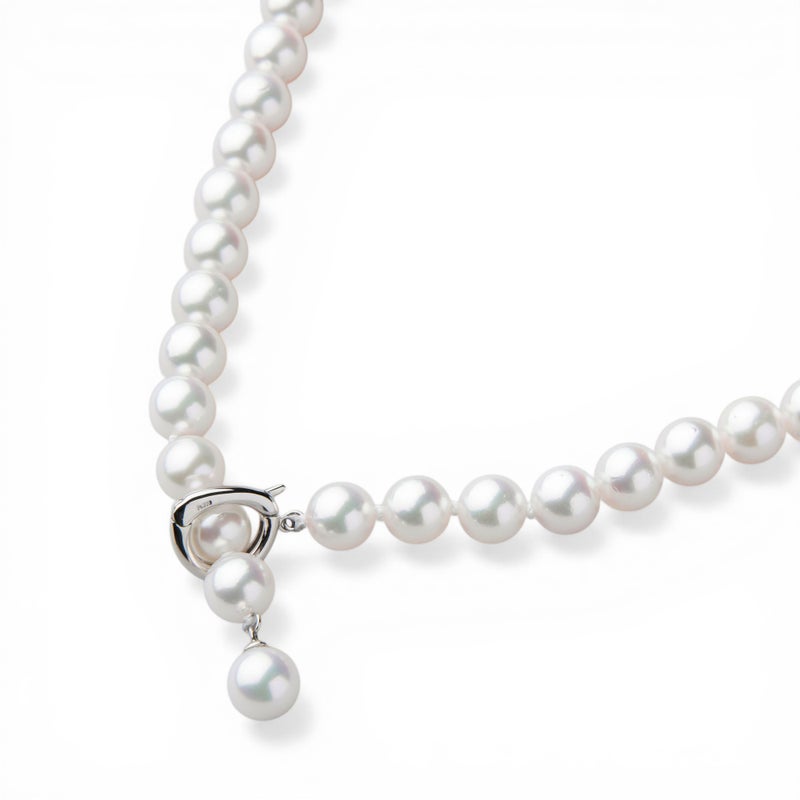  あこや真珠 ロングネックレス　6.0-6.5mm 80cm