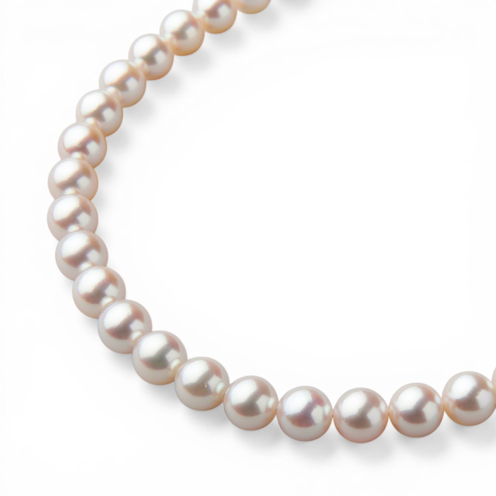 あこや真珠 ネックレス　8.0-8.5mm オーロラアコヤクイーン鑑別書付