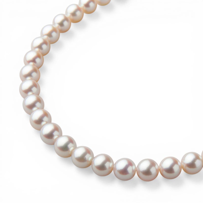 あこや真珠 ネックレス　8.0-8.5mm オーロラアコヤクイーン鑑別書付