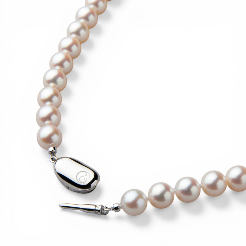 あこや真珠 ネックレス　8.0-8.5mm オーロラアコヤクイーン鑑別書付