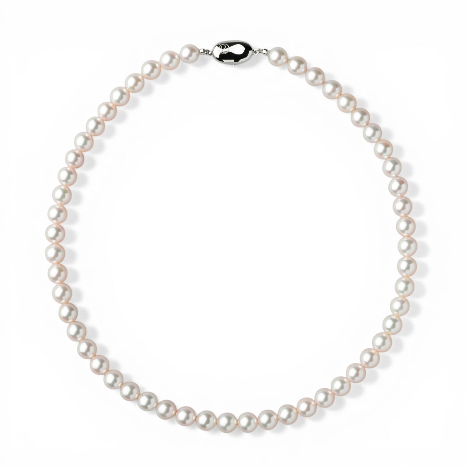 あこや真珠 ネックレス　7.5-8.0mm オーロラアコヤクイーン鑑別書付