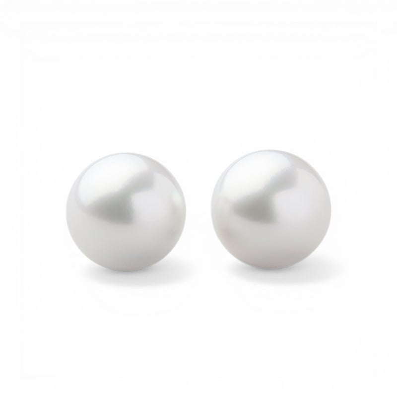 南洋白蝶真珠 スタッドピアス 11mmUP PT900 -Aurora Venus- [WSP]