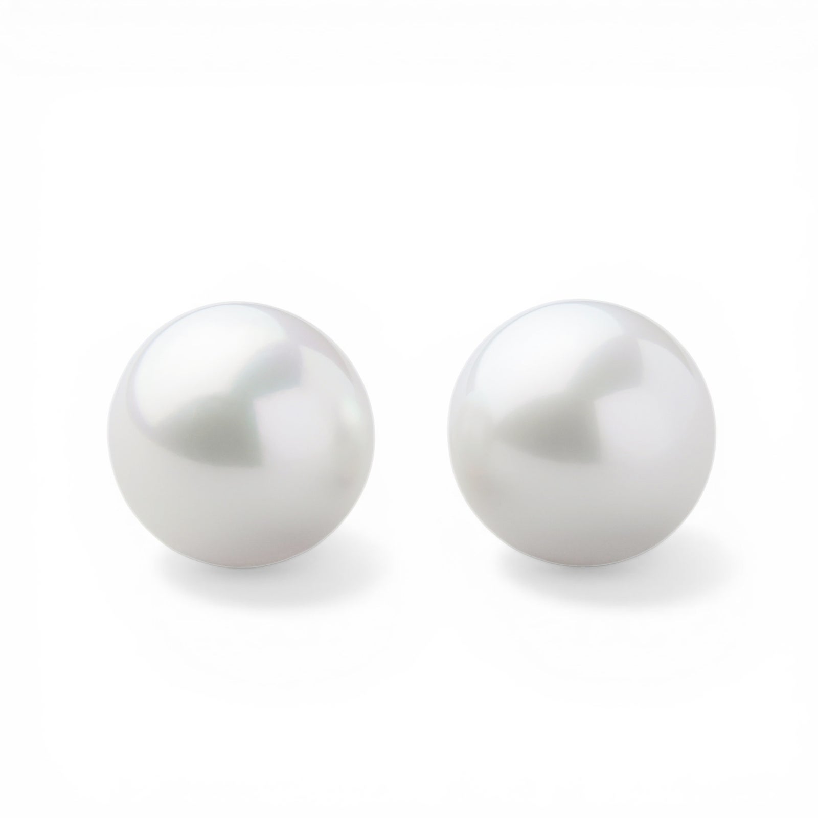 南洋白蝶真珠 スタッドピアス 12mmUP PT900 -Aurora Venus- [WSP]