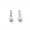 Petit Claire あこや真珠 ピアス　4.5-5.0mm PT900/K18YG