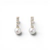 Petit Claire あこや真珠 ピアス　4.5-5.0mm PT900/K18YG