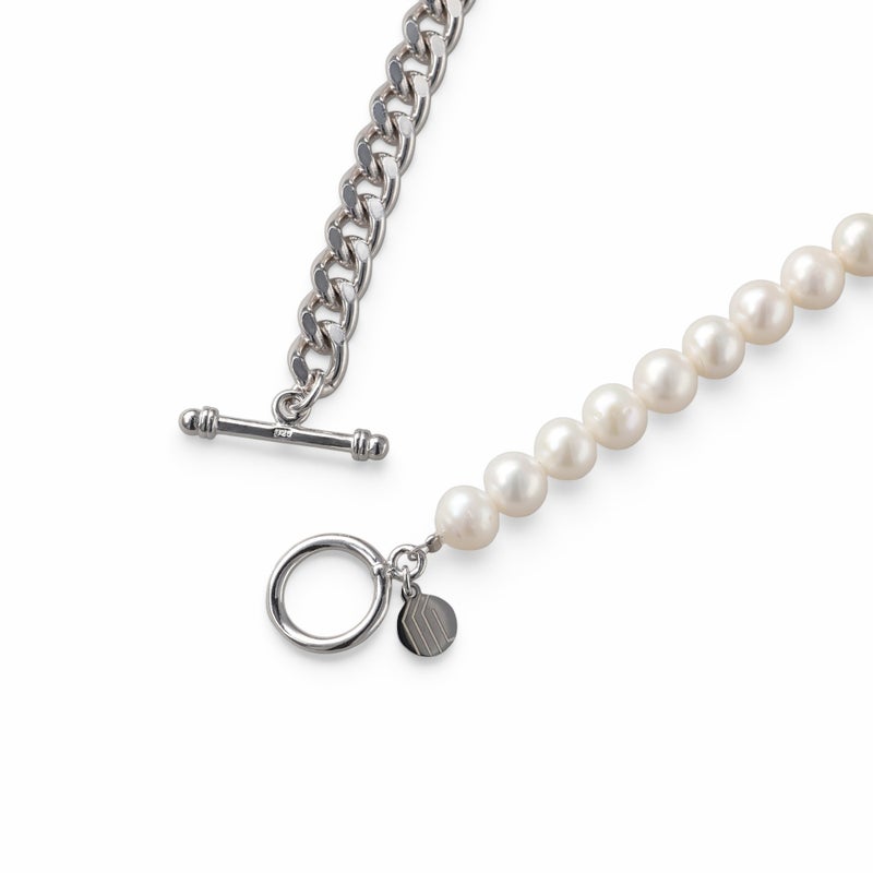  Martine マルティーヌネックレス　淡水真珠 7.0-7.5mm SV925　50cm [MARLENA]